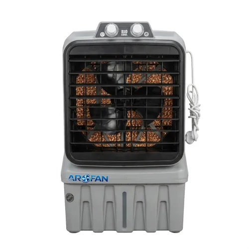 Image of Rio 30L Air Cooler for Room Cooling | Anti Bacterial Honey Comb Pads | Auto Swing Louvers | Compatible Wheels for Easy M