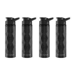 Rioware 750ml Stainless Steel Water Bottles Pack 4 With Sipper Cap
