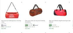 Risen Style Gym Bag upto 91% Discount
