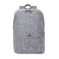 RivaCase Anvik Lightweight Urban Backpack 7962 Water Resistant Tweed Fabric Dual Zipper Backpack 2 Main Compartments Bottle Pocket Accessories Pockets Padded Shoulder Strap fits Laptops Upto...