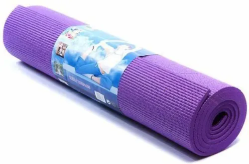 Image of Rixon Global yogamat-Purple Black 4mm mm Yoga Mat