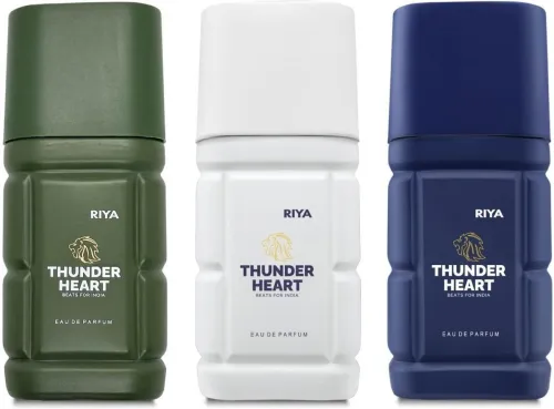 Image of RIYA Thunderheart 30ml Each Eau de Parfum For Men (Pack of 3)