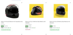 Riybro Biker Helmets @ Starting ₹196