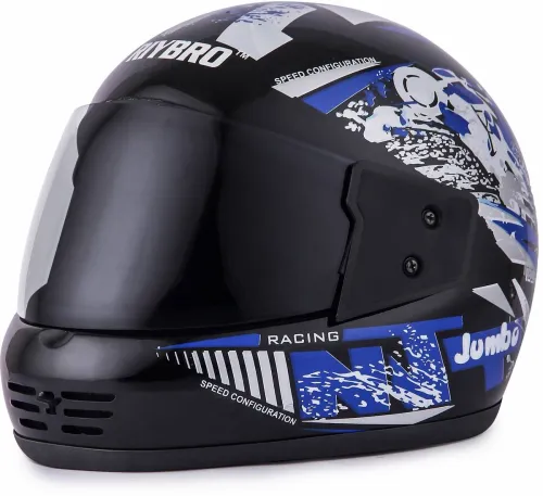 Image of Riybro Full Face ISI Marked Adjustable Strap Motorbike Helmet