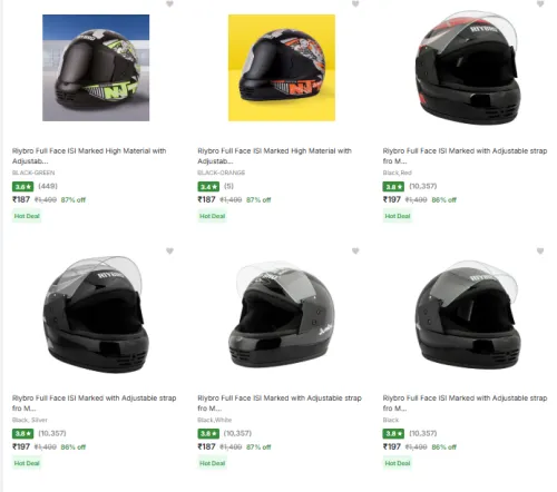 Image of Riybro Helmate Starting @ ₹187