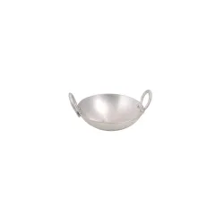 RJ Kitchenware 3L Aluminium Kadhai – Non-Stick, Silver