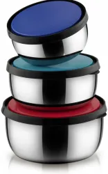 RK Steel Fridge Container (350ml 650ml 950ml) Po3