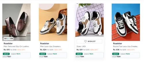 Image of Roadster Sneakers Casual Shoes at minimum 88% Discount