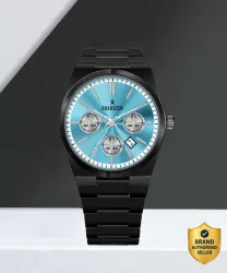 Roadster Black Plated Scratch-Resistant Chrono Watch