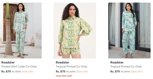 Image of Roadster Coords at Minimum 90% Discount