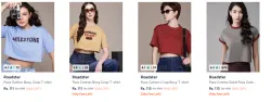 Roadster crop top for women upto 80% off 