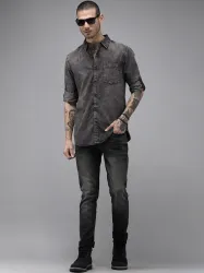 Roadster Men Denim Casual Shirt