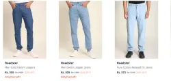 Roadster Men Fashion Jeans Minimum 80% Discount