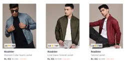 Roadster Men Jacket Minimum 70% Discount
