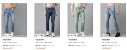 Roadster Men jean starting at ₹329