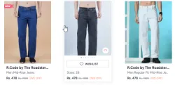 Roadster Men Jeans Minimum 70% Discount