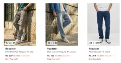 Roadster Men Jeans Minimum 80% Discount