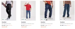 Roadster Men Jeans starting @ ₹269