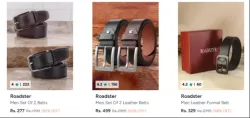 Roadster mens belt up to 86% Discount