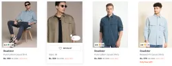 Roadster Mens Casual Shirt At Minimum 80% Discount 