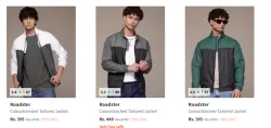 Roadster Mens Jackets starting @ ₹395