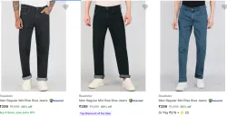 Roadster Mens Jeans Starting @ ₹399