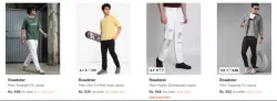 Roadster mens jeans Starting @ ₹499