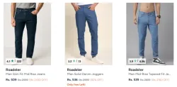 Roadster Mens Jeans Starting @ ₹509