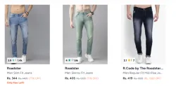 Roadster Mens Jeans Starting at ₹344