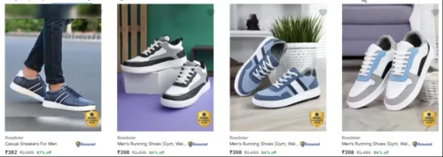 Image of Roadster Men's shoes starting at ₹382