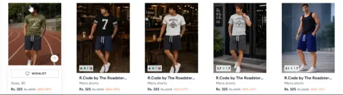 Image of Roadster Men's shorts up to 86% Discount 