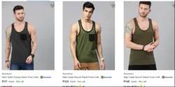 Roadster Mens T Shirts Starting @ ₹117