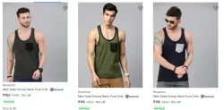 Roadster Mens T Shirts starts @ ₹105