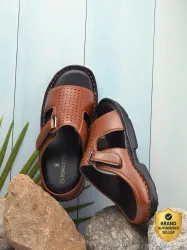 Roadster Men Sandal (Tan , 6)
