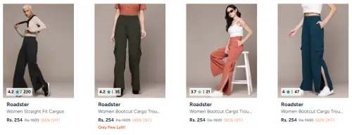 Image of Roadster Men Shirt Starting @ ₹254