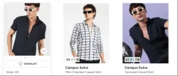 Roadster men shirt Starting @ ₹299