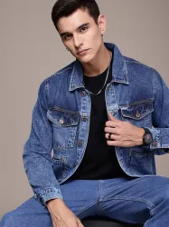 Roadster Men Solid Jacket