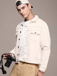 Roadster  Men Solid Jacket