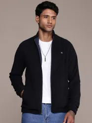 Roadster Men Solid Tailored Jacket