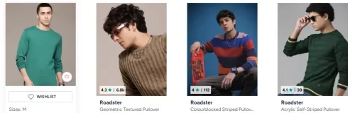 Image of Roadster Men sweaters up to 88% Discount 