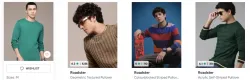 Roadster Men sweaters up to 88% Discount 
