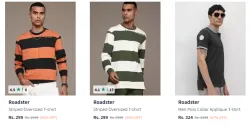 Roadster Men Sweatshirt Minimum 80% Discount