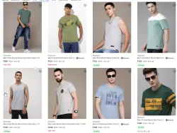 Roadster Men Tshirt Starting @ ₹124