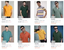 Roadster Men Tshirt Starting @ ₹197