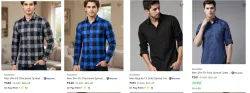 Roadster Mens Casual Shirts at minimum 70% Discount