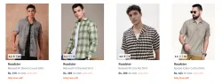Roadster Mens Casual Shirts upto 84% Discount