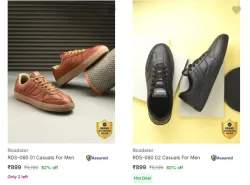 Roadster Men’s Casual Shoes at 82% Discount