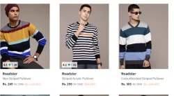 Roadster Mens Clothing Min.80% Discount
