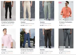 Roadster Men's Cloths up to 80% Discount
