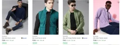 Roadster Mens Jackets at minimum 70% Discount